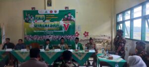 Ketua Tanfidziyah MWC NU Widodaren Kyai Daud Sunaryo Sebutkan Sejarah Terbentuknya Ansor dan Banser di PKD Ansor dan Diklatsar Banser ke-5 di kecamatan Widodaren