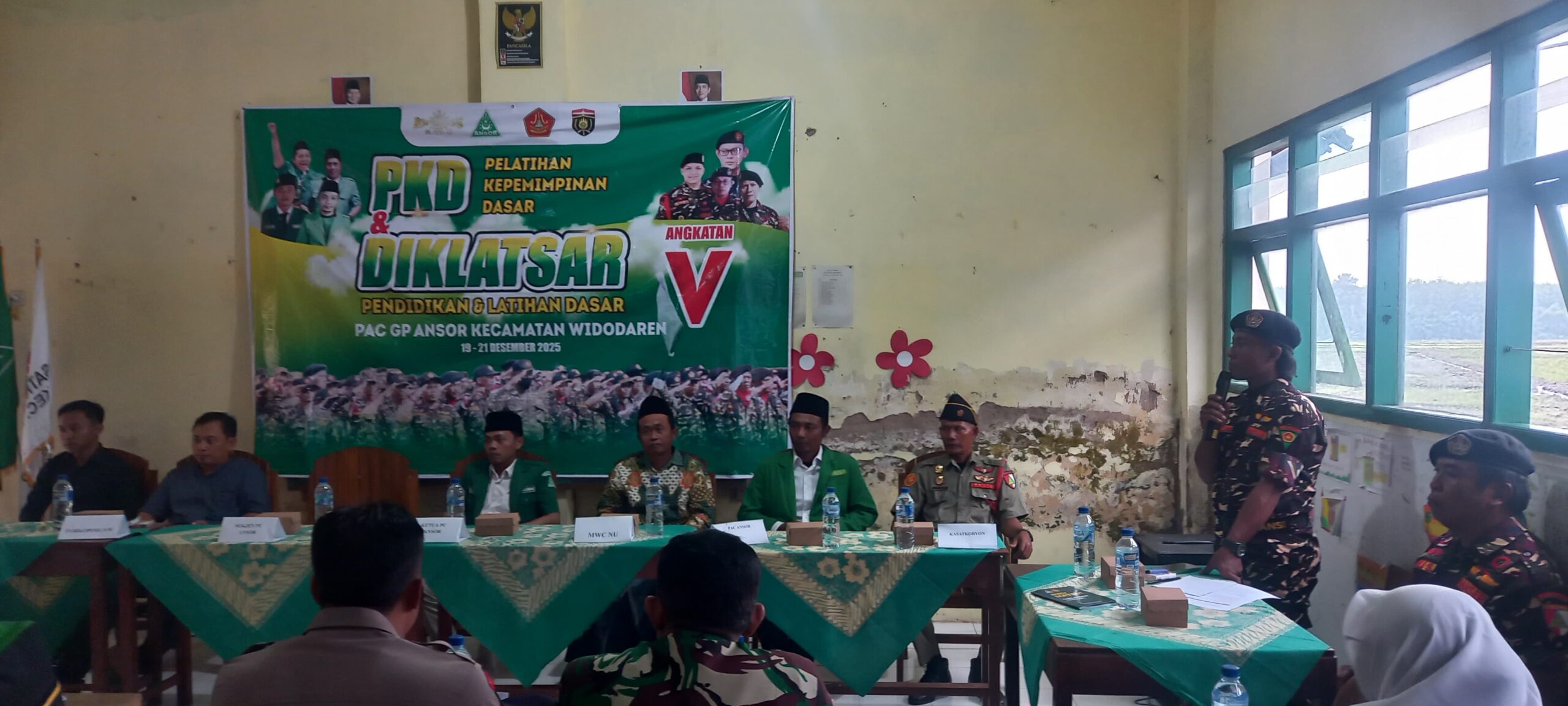 foto pembukaan Diklatsar ke 5 di Walikukun Widodaren